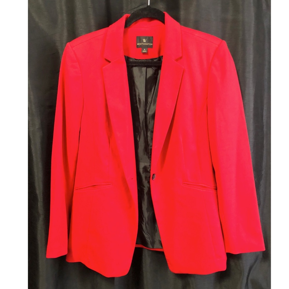 Red Suit Blazer
